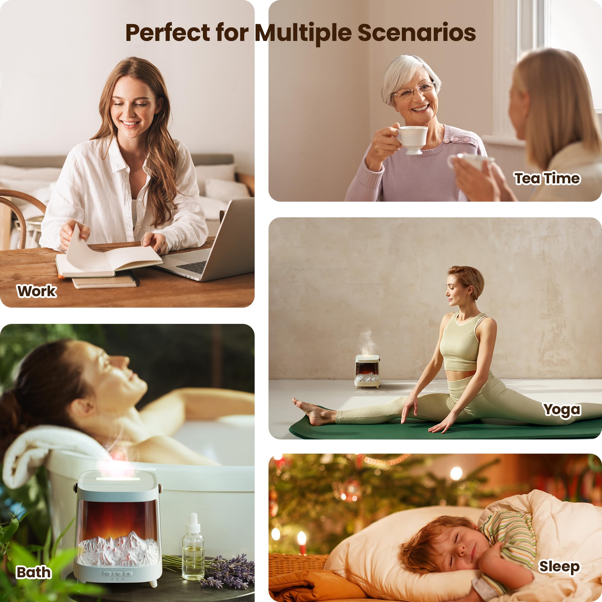 ISIMEE quiet diffuser suitable for bedrooms, offices and yoga spaces