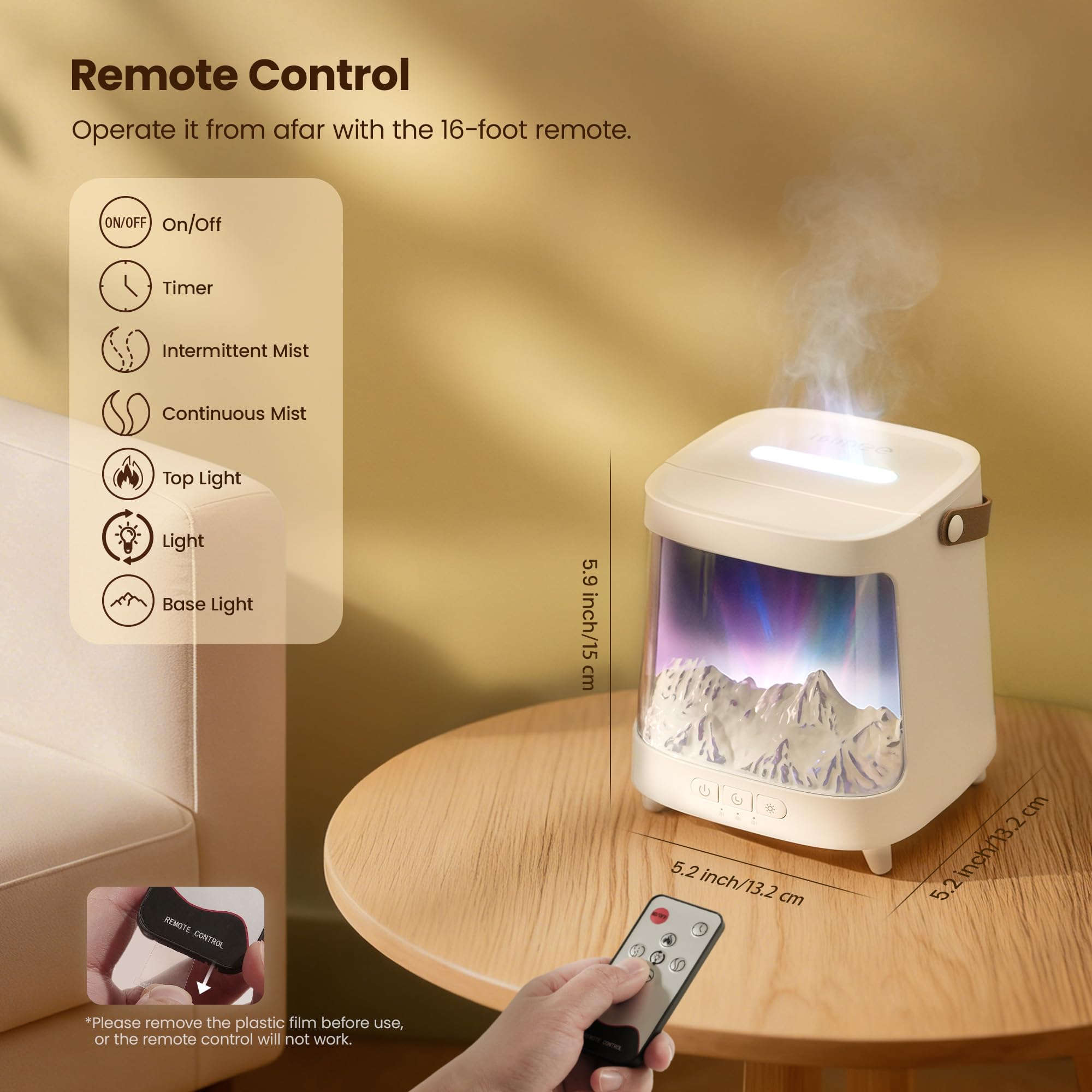 ISIMEE mist modes for long-lasting fragrance in small spaces