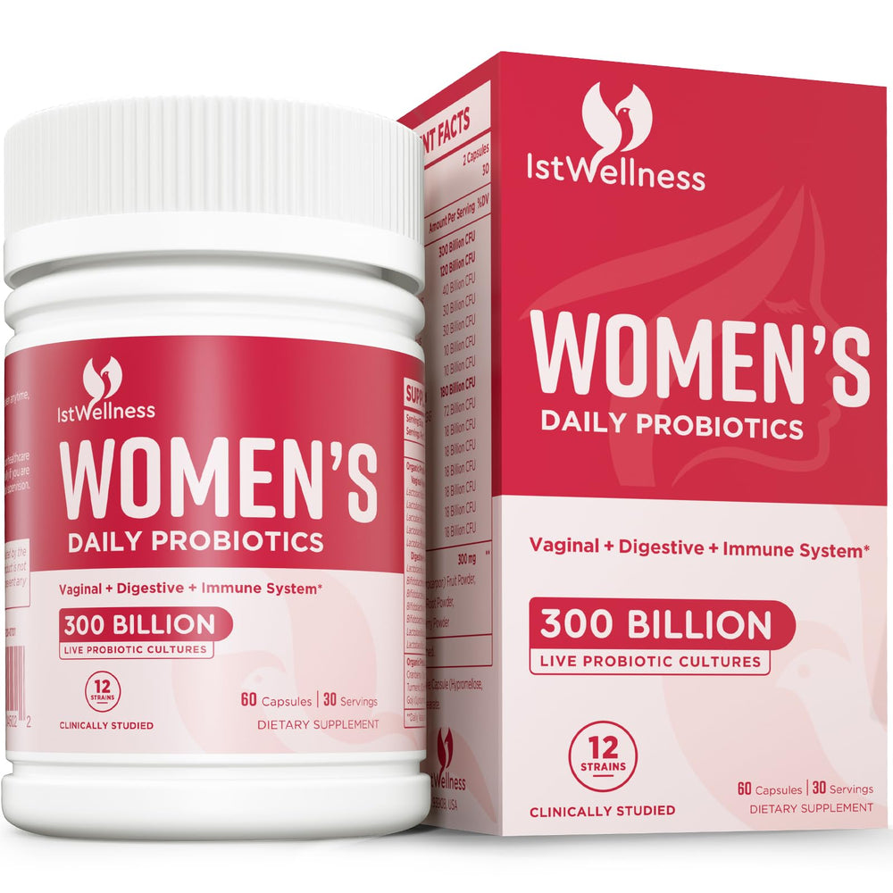 IstWellness Probiotics for Women bottle front for daily balance