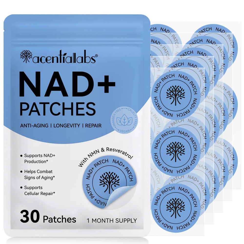 ISUNRISE NAD Patches packaging for convenient daily use and wellness support.