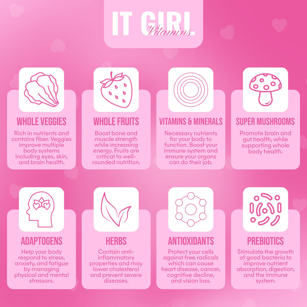 It Girl Vitamins family-friendly gummies with clear labeling for everyday wellness.