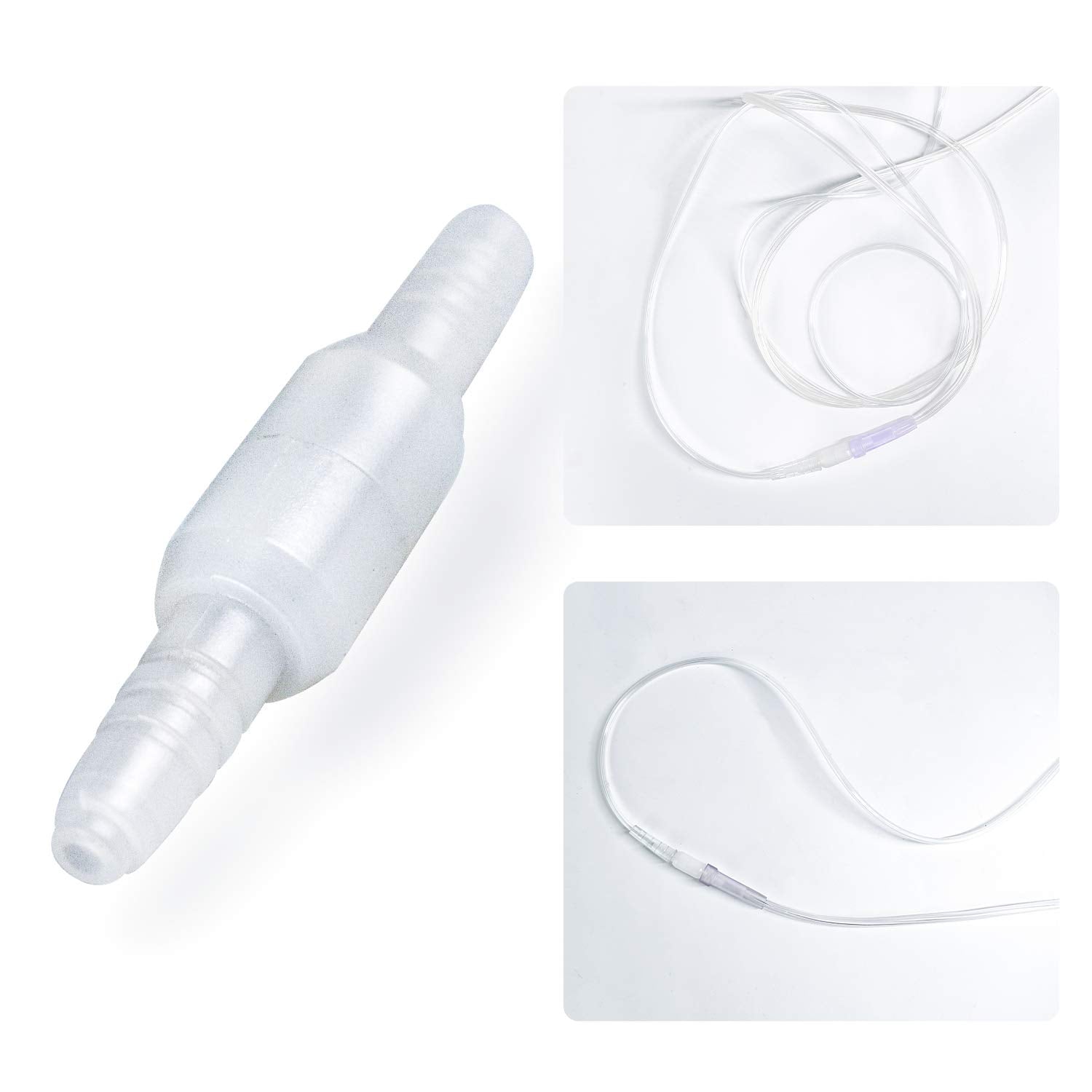 ItAll oxygen tubing swivel 360-degree connector reduces snarls and twists