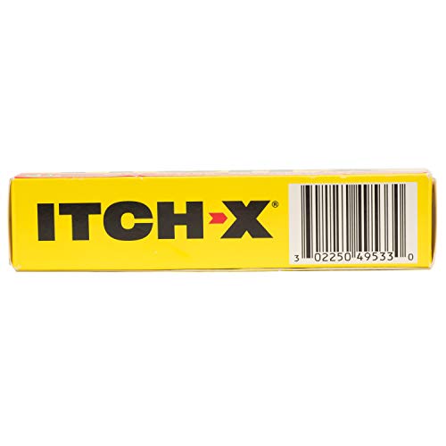 Itch-X child-friendly packaging and applicator indicating safe use.