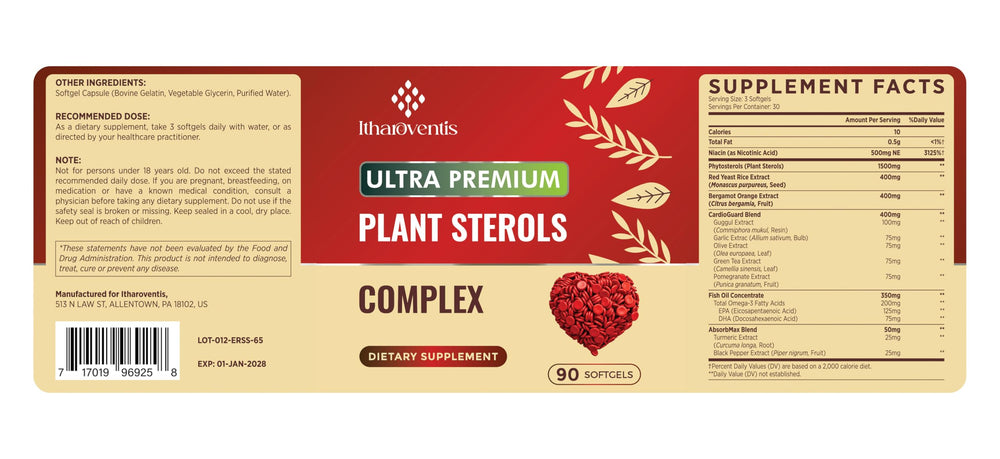 Itharoventis nutrition-label-detail focuses on transparent supplement information.