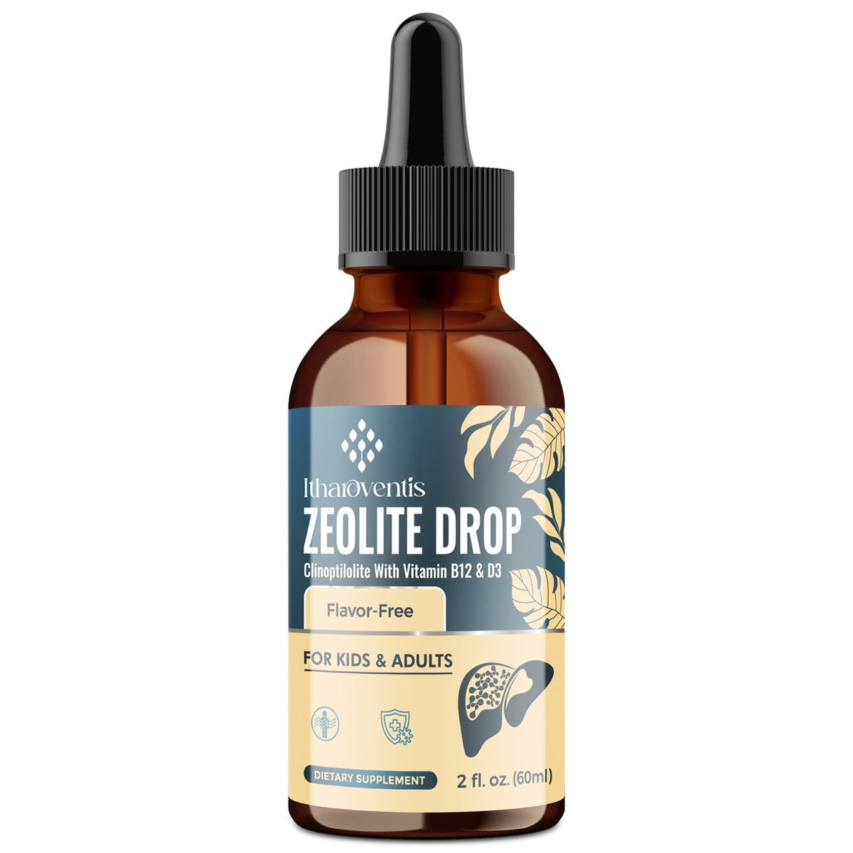 Itharoventis Zeolite Kids Drops bottle ready for daily wellness support.