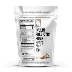 Its Just! inulin prebiotic fiber scoop for convenient daily dosing.