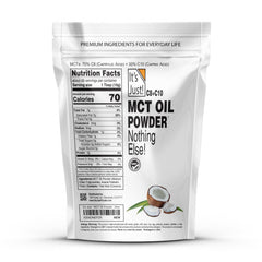 It's Just! MCT Oil Powder pours into coffee for creamy, fast-acting energy.