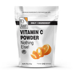 It's Just! Vitamin C Powder bottle with pure L-Ascorbic Acid for daily use
