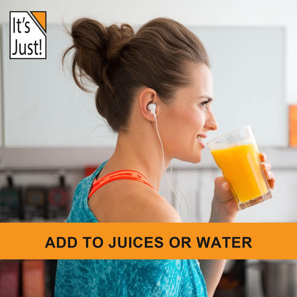 It's Just! Vitamin C Powder dissolves quickly in water for simple daily intake