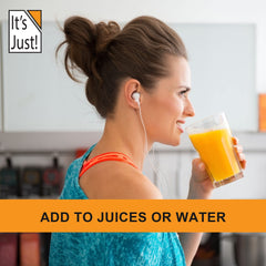 It's Just! Vitamin C Powder dissolves quickly in water for simple daily intake
