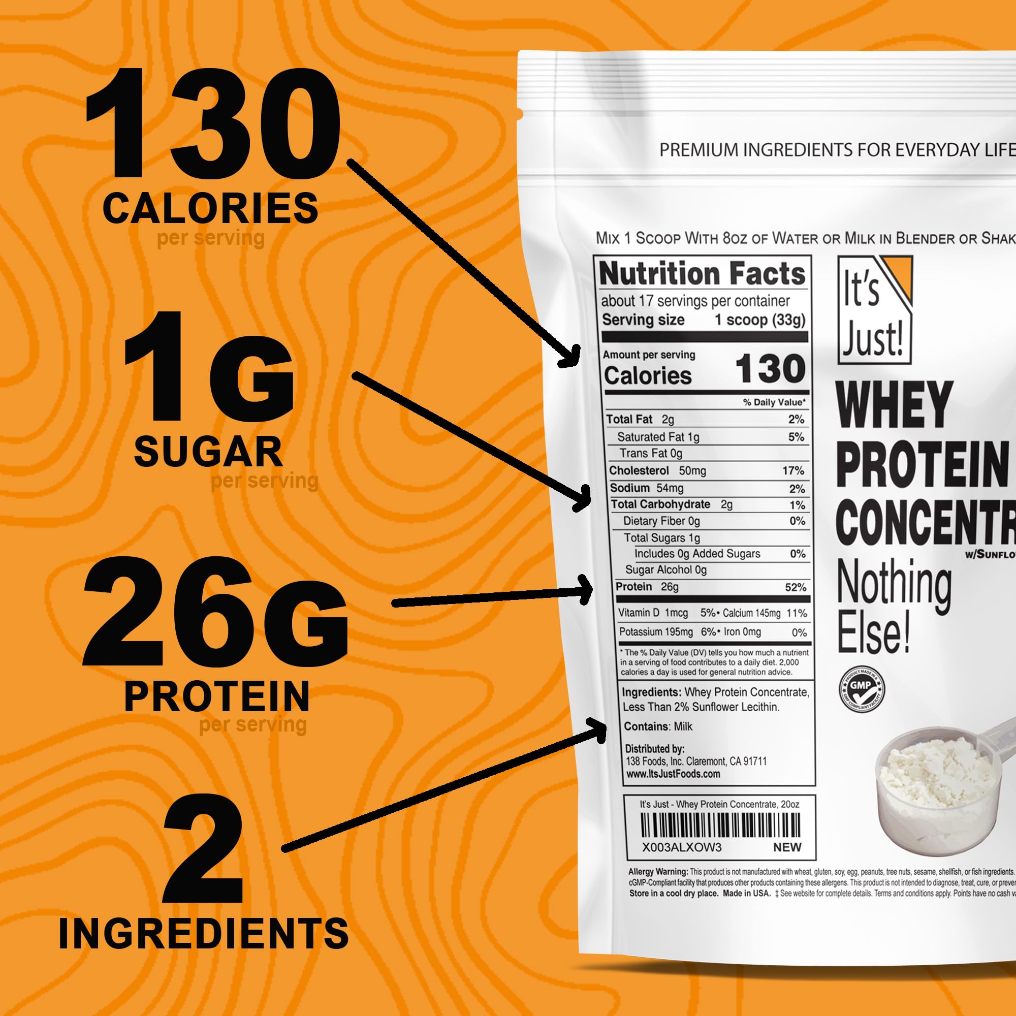It's Just! 3-pound bag showcases rBGH-free whey for clean protein routines