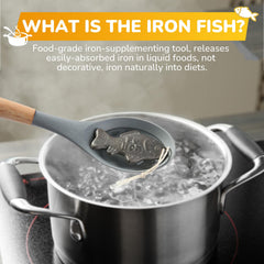 IUFQOZG Iron Fish close-up shows safe, food-grade materials.