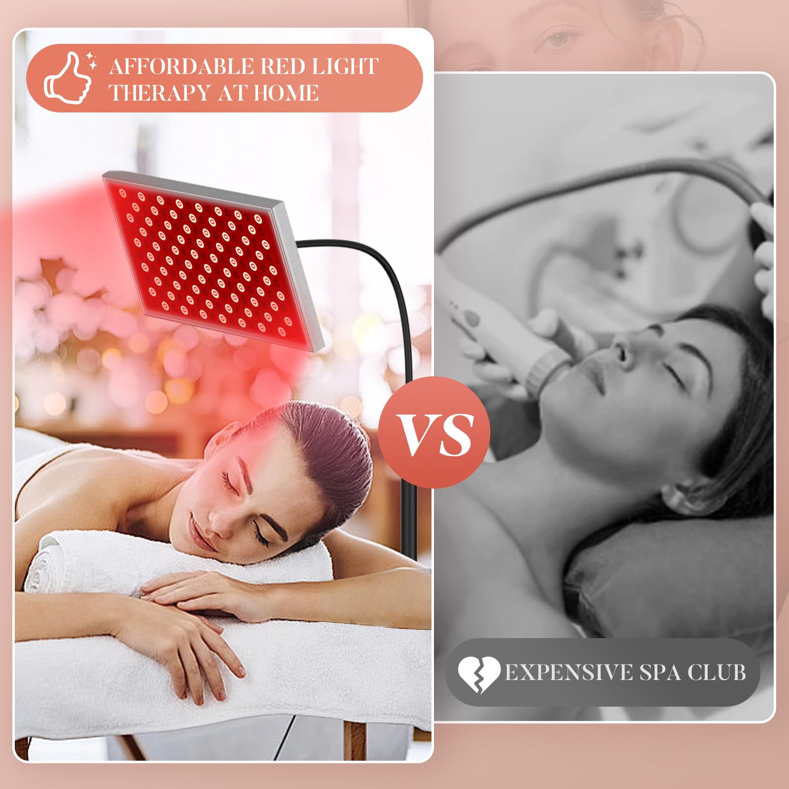 i-Venoya home-use red-light-therapy-lamp suitable for at-home routines.