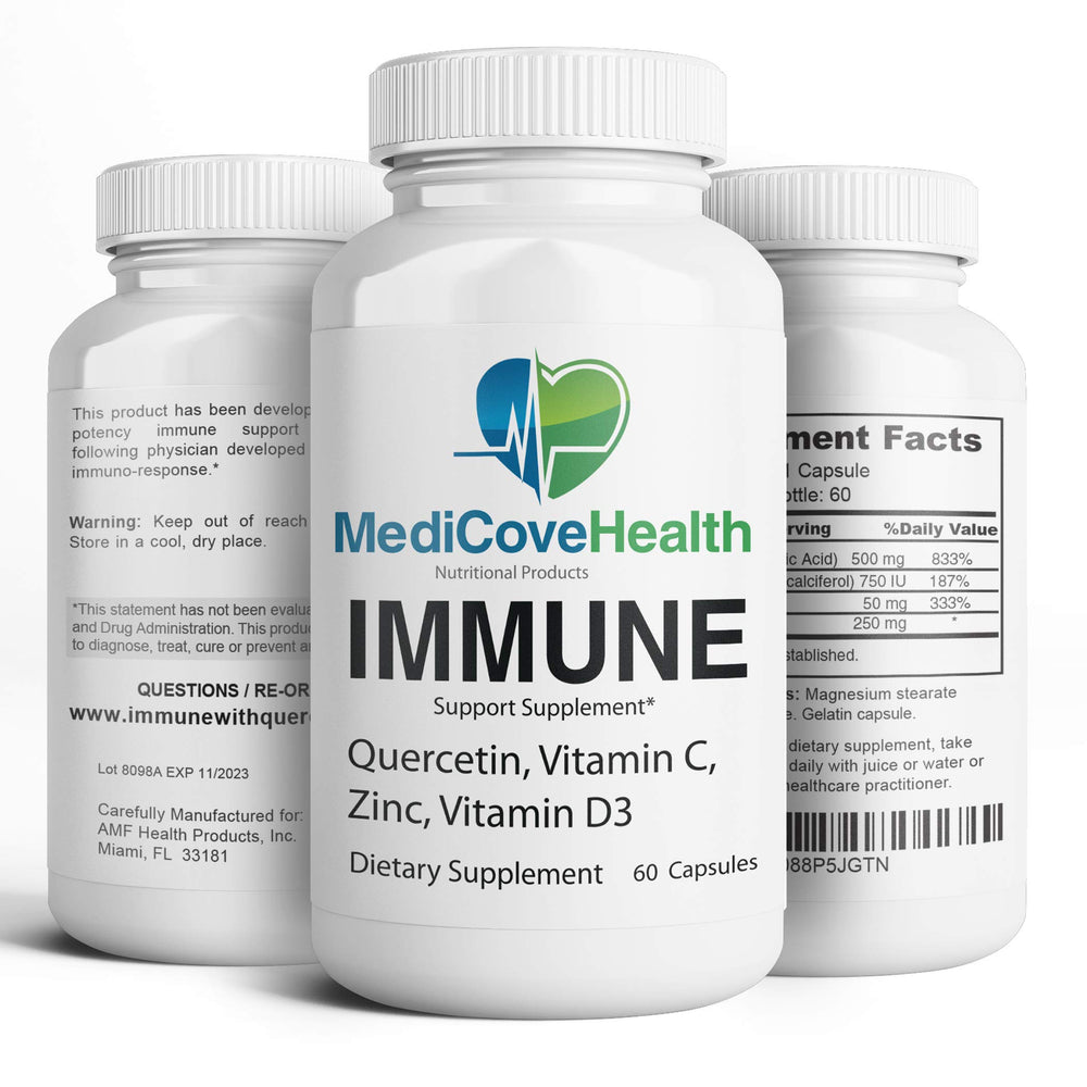 Ivory Caps Immune Support Vitamin C bottle highlighted with 500 mg for daily immune base