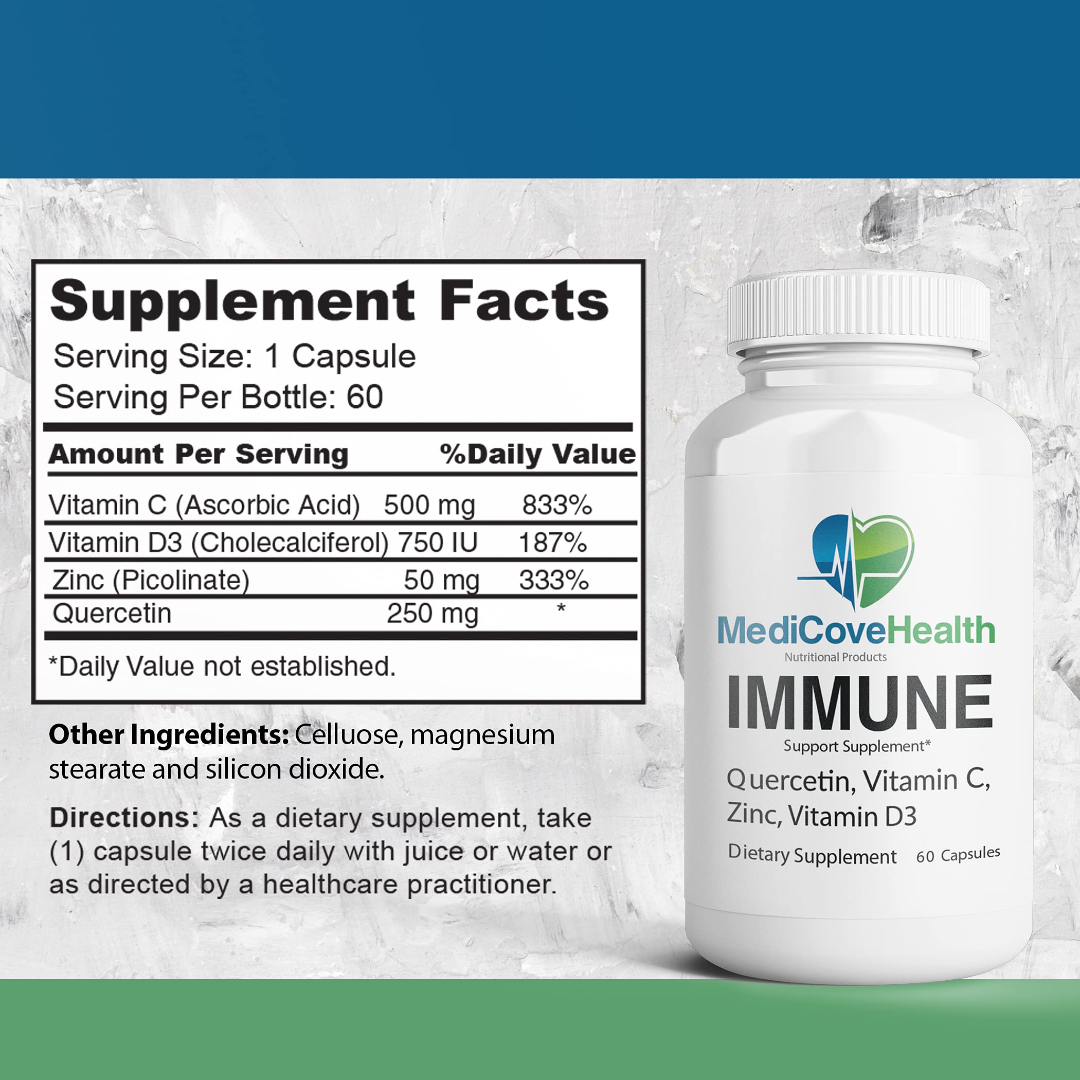 Ivory Caps Immune Support zinc picolinate bottle with 50 mg for daily mineral intake