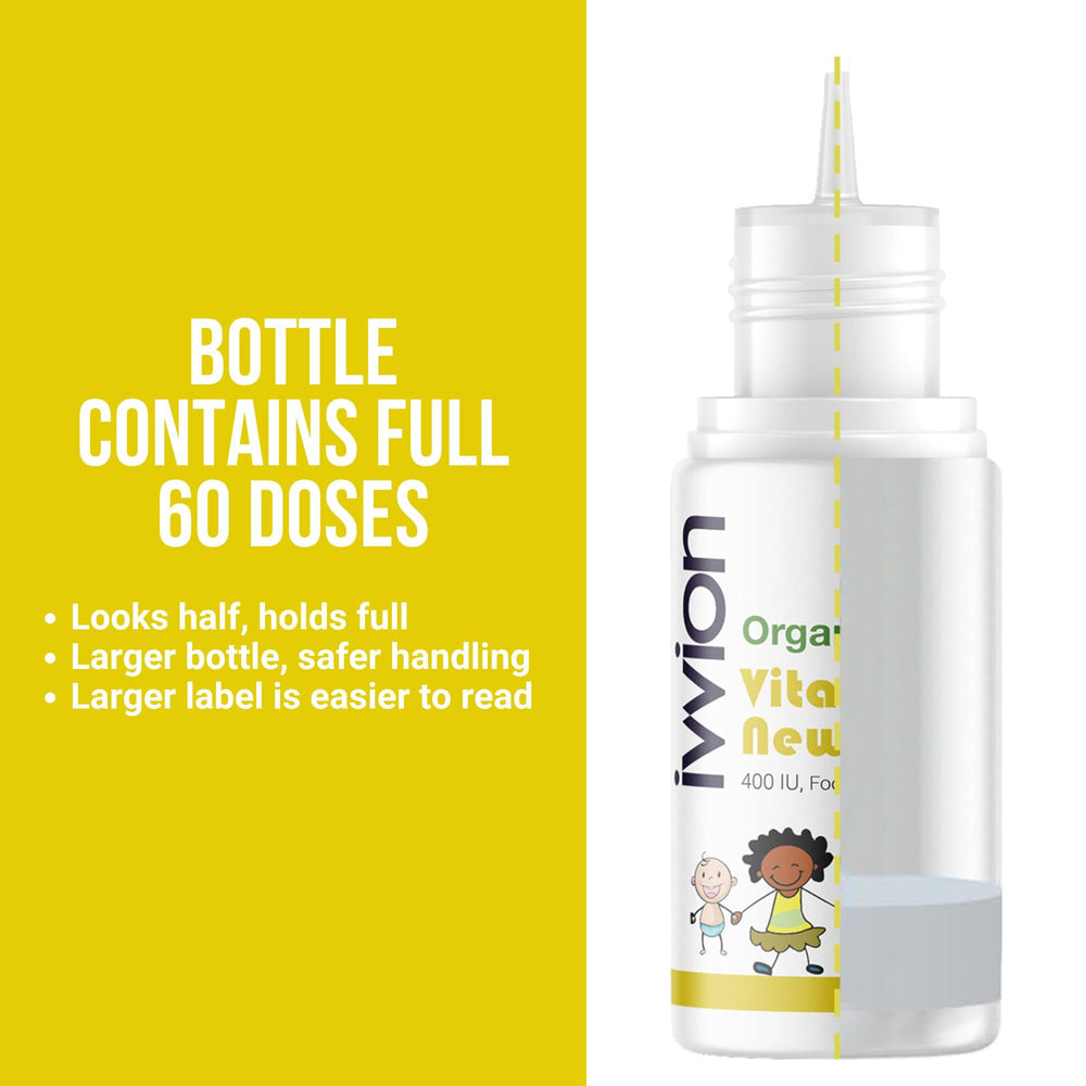 ivvion organic coconut MCT oil base in D3 drops