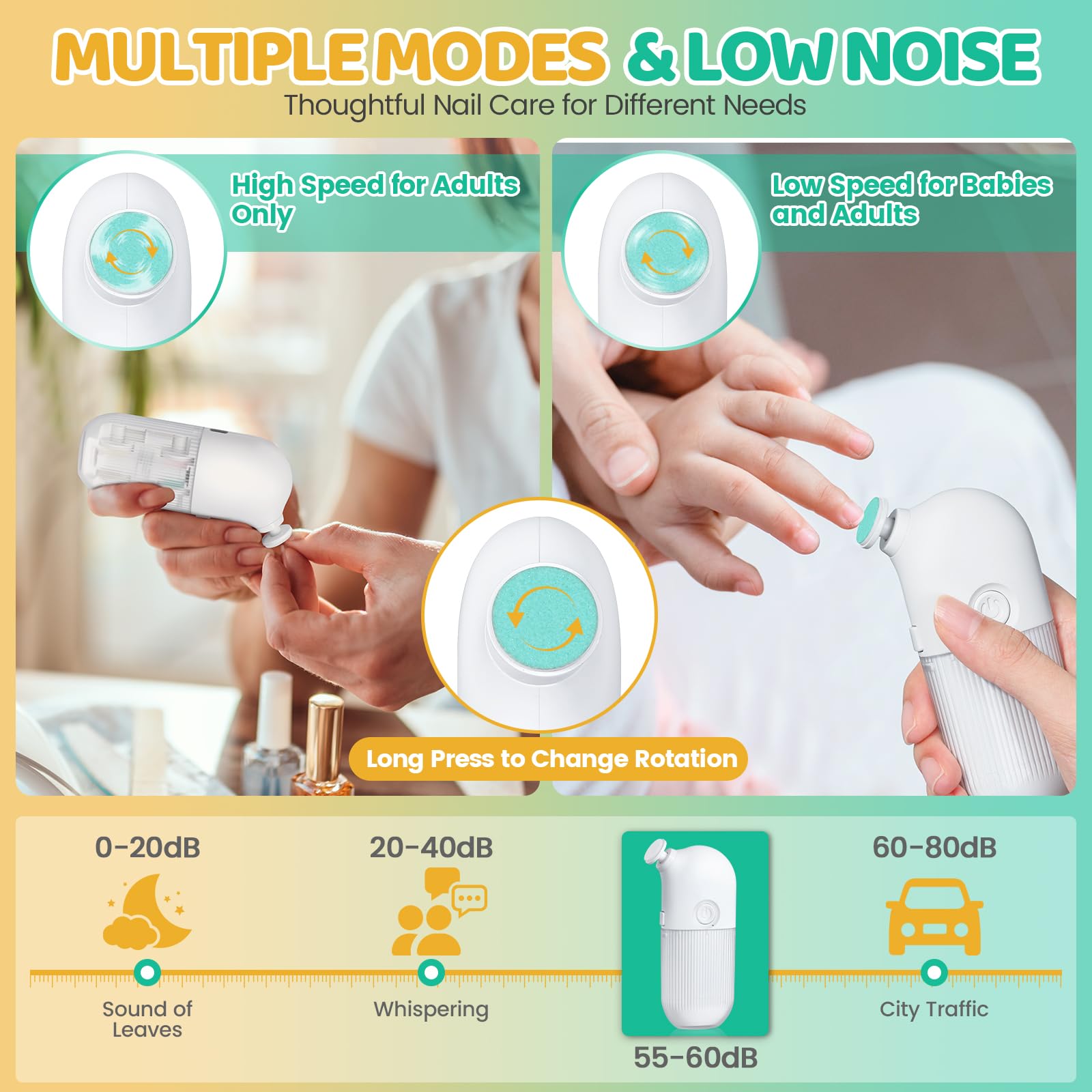 IvyWind Baby Nail Trimmer compact design fits in hand for precise trimming.