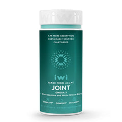 Iwi Life Joint Omega-3 bottle front for daily mobility support.