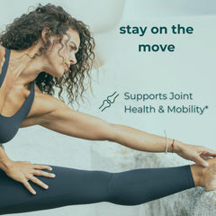 Iwi Life Joint Omega-3 softgels close-up for plant-based joint support.