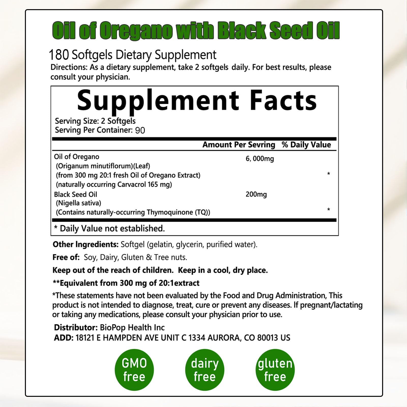 ixarco ovela bottle-label confirms non-GMO and gluten-free ingredients.