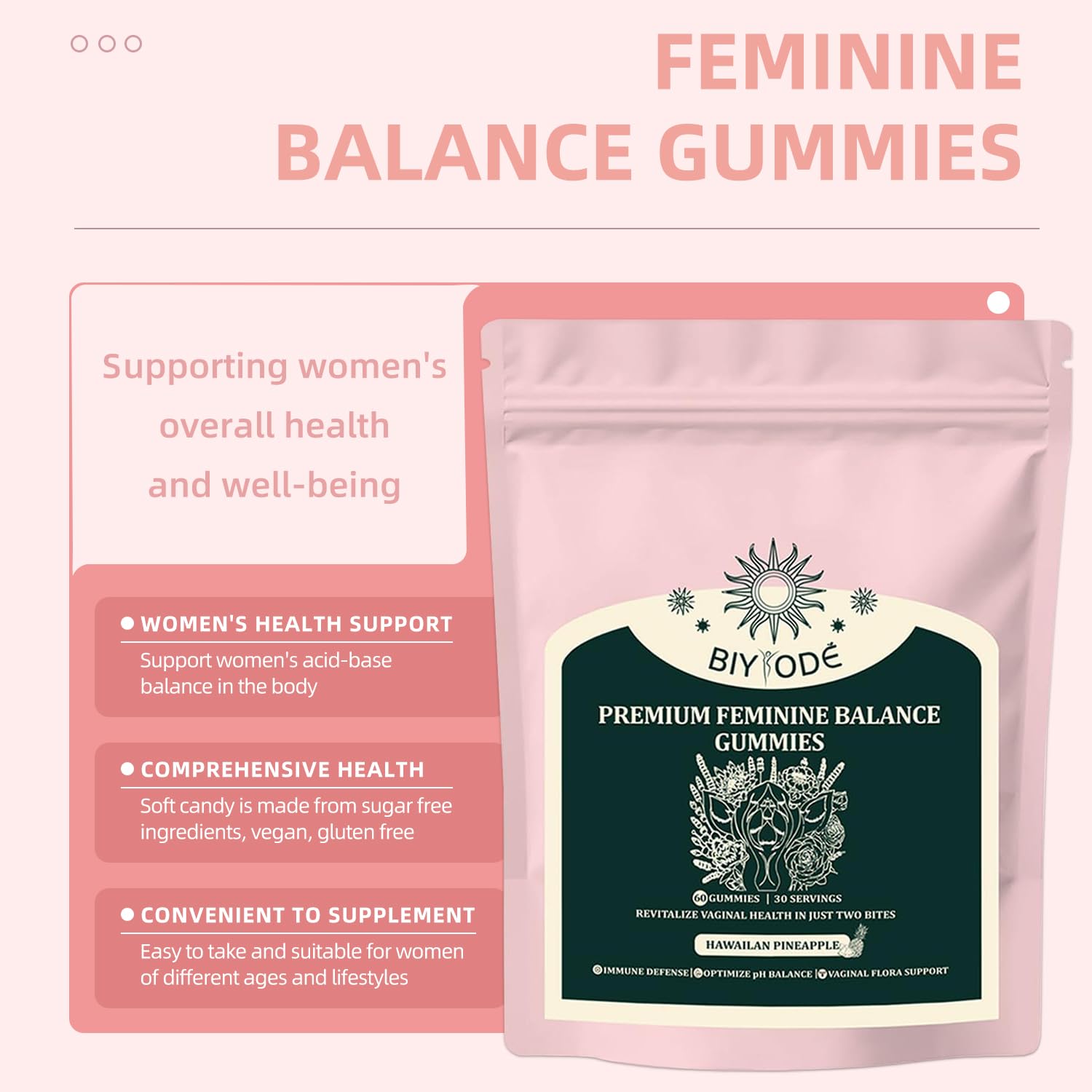 J-PRQ packaging emphasizes gelatin-free, gluten-free formula.