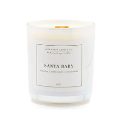 Jack Baker Candle Co Moonstone bottle shows artisanal candle quality and clean soy burn for cozy evenings.