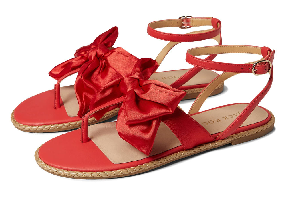 Jack Rogers Heidi Sandal Cayenne with adjustable ankle strap for easy daily wear