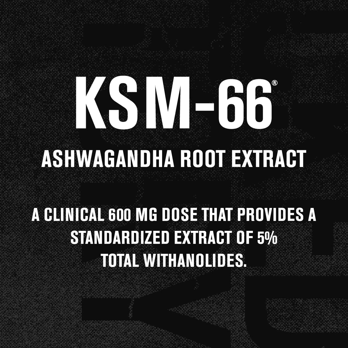 Jacked Factory Ashwagandha capsules closeup showing 600 mg per serving.
