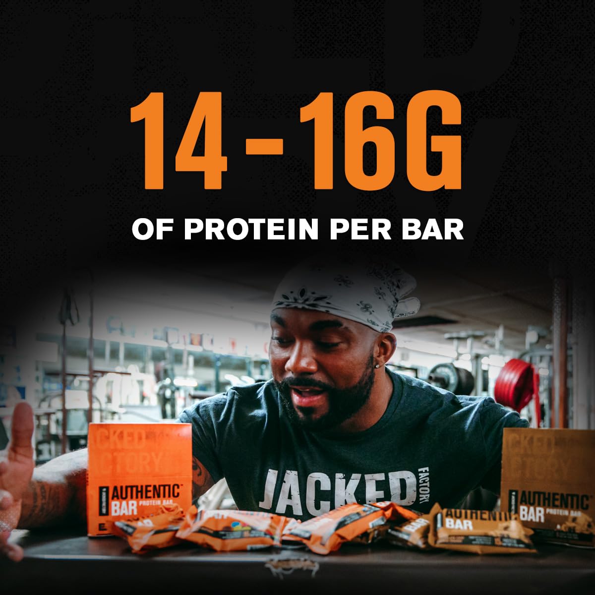 Honey swirl with peanut butter in Jacked Factory Authentic Bar
