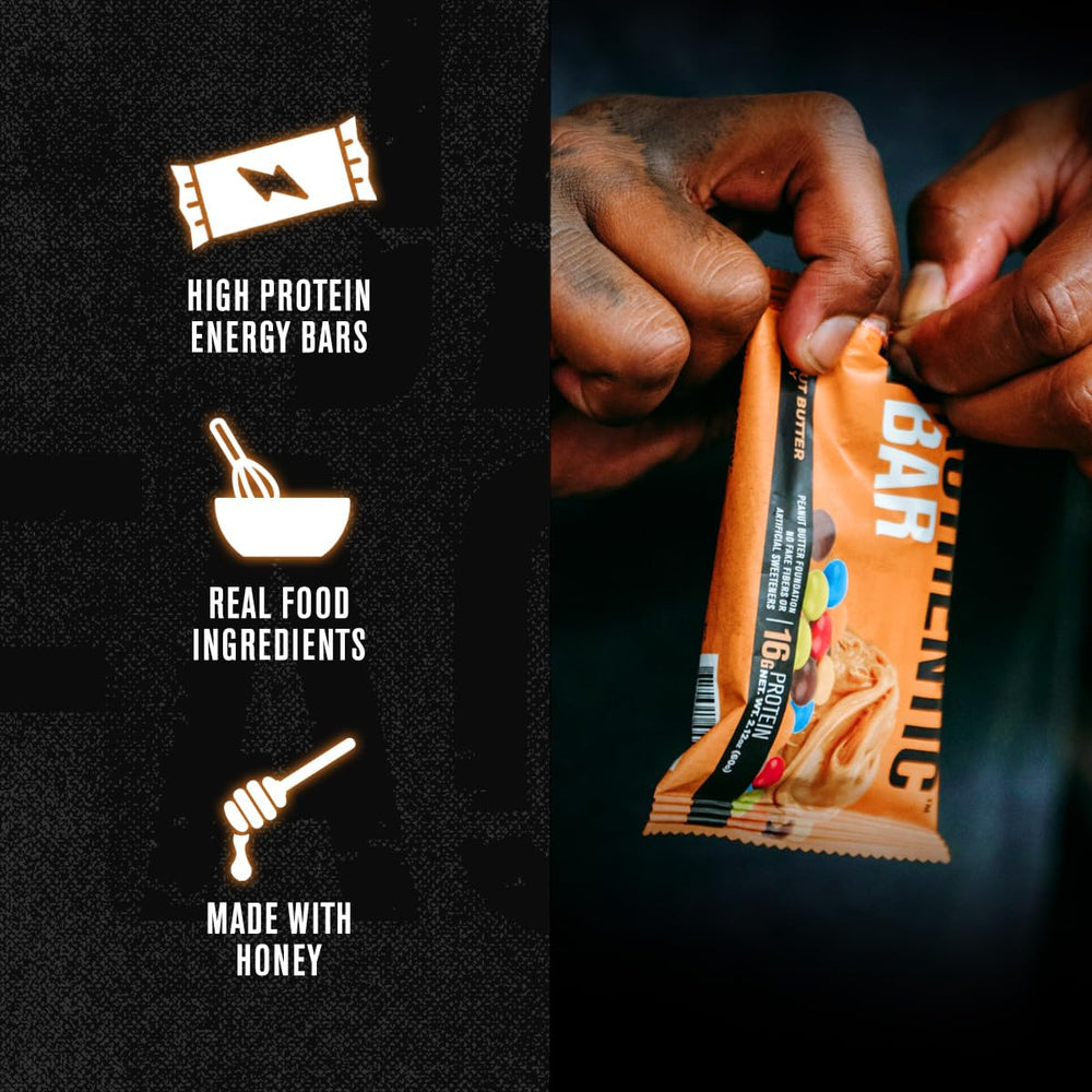 On-the-go snack: Jacked Factory Authentic Bar held in hand