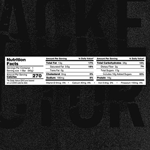 Jacked Factory Authentic Bar USA-made, designed for quality snacks