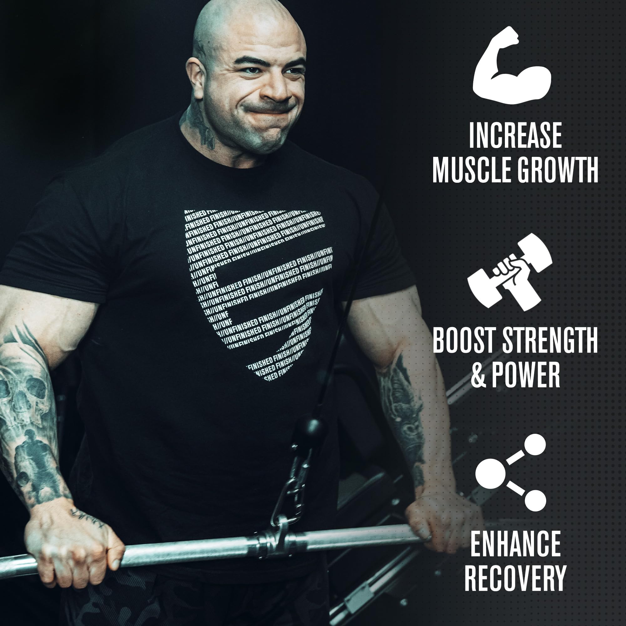 Jacked Factory Creatine HMB powder mixing—dissolves quickly in water or juice.