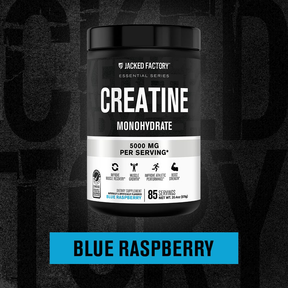 Jacked Factory Creatine Monohydrate mixes easily with water
