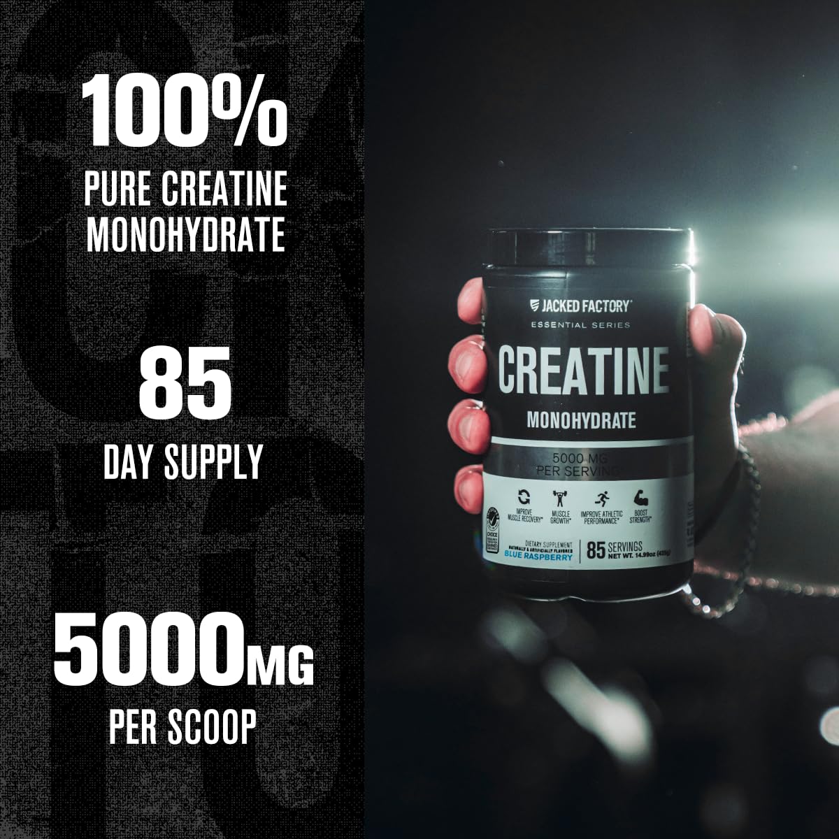 Jacked Factory scoop for precise daily 5g dose