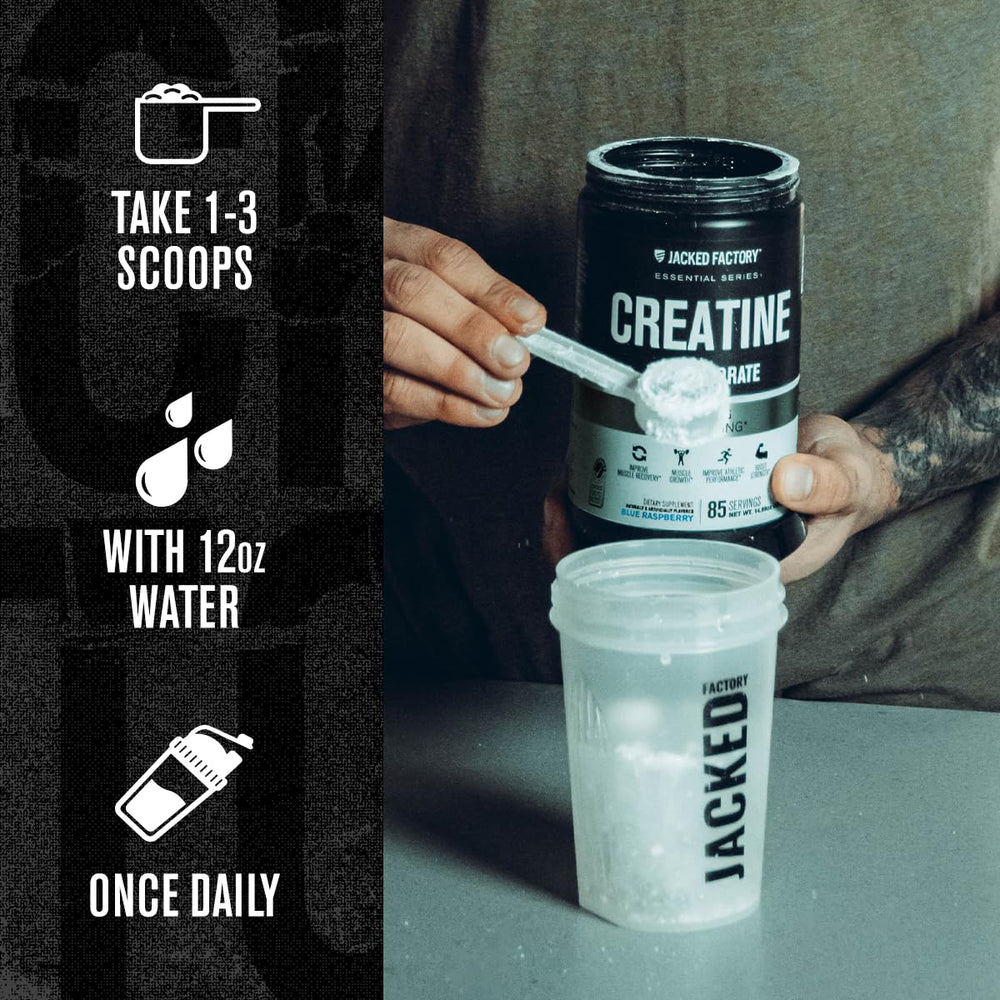 Jacked Factory Creatine Monohydrate vegan-friendly option