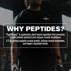 Jacked Factory Creatine + Peptides powder dissolving smoothly in water.