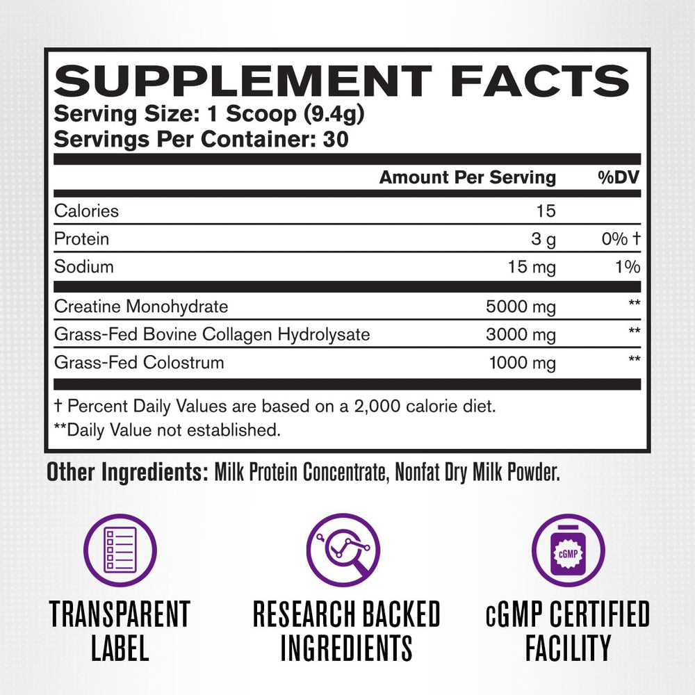 Jacked Factory Creatine for Women gluten-free formula suitable for many regimes