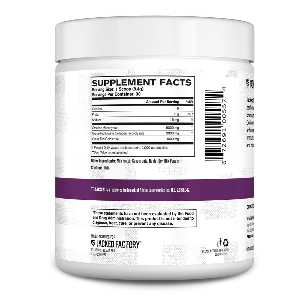 Jacked Factory Creatine for Women nails, hair, and skin health benefits in use