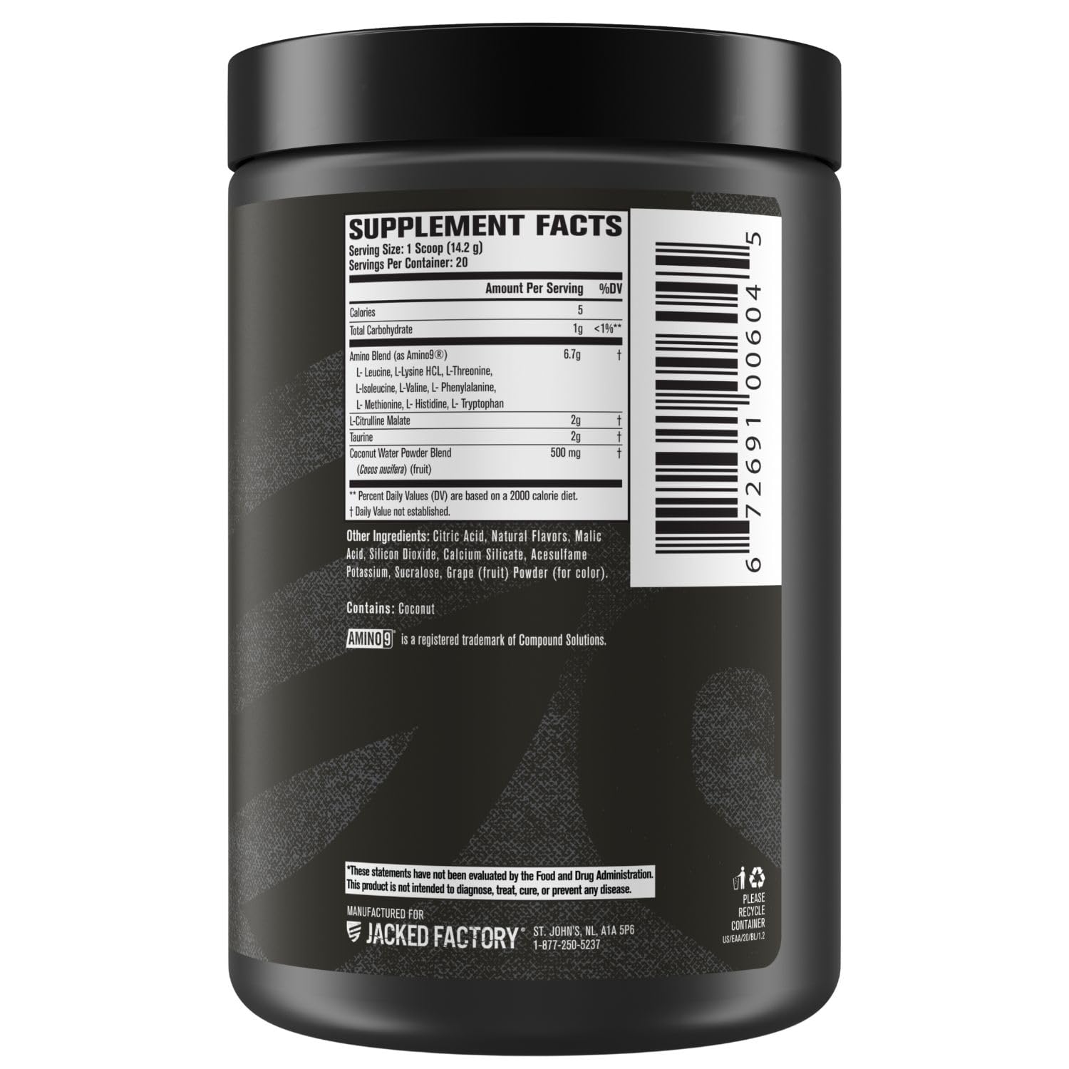 Jacked Factory EAA Surge athlete usage, supports endurance and recovery mid-workout.