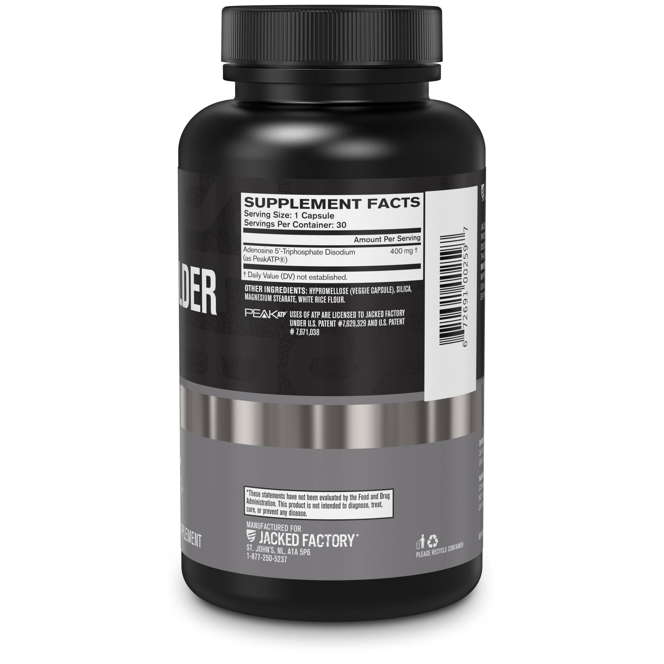 Jacked Factory Essentials Muscle Builder packaging beside workout gear