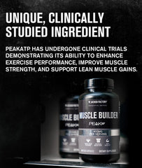Jacked Factory Essentials Muscle Builder capsules ready to take during training