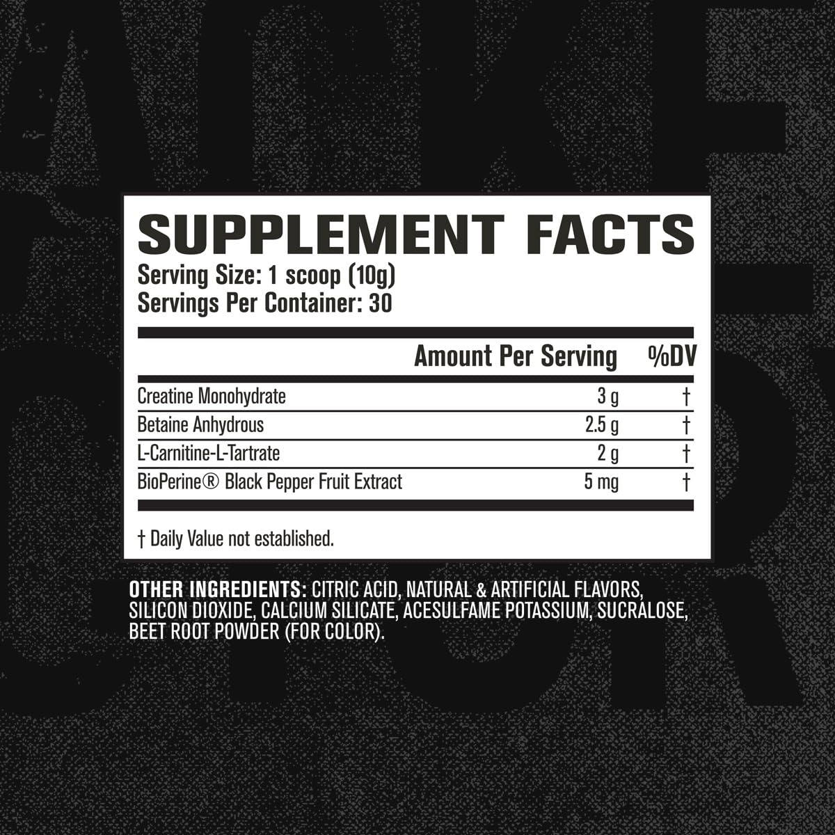 Growth Surge betaine anhydrous highlight of a key performance ingredient.