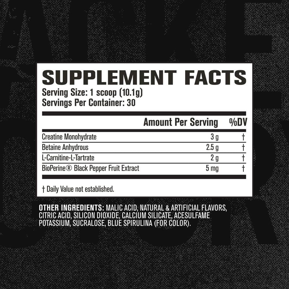 Nutrition facts panel for quick, ingredient-level reference.