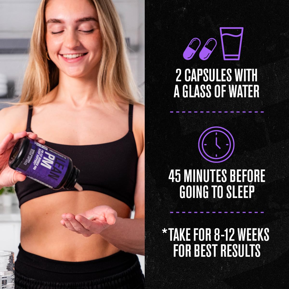 Jacked Factory Lean PM packaging box showcasing bottle and label