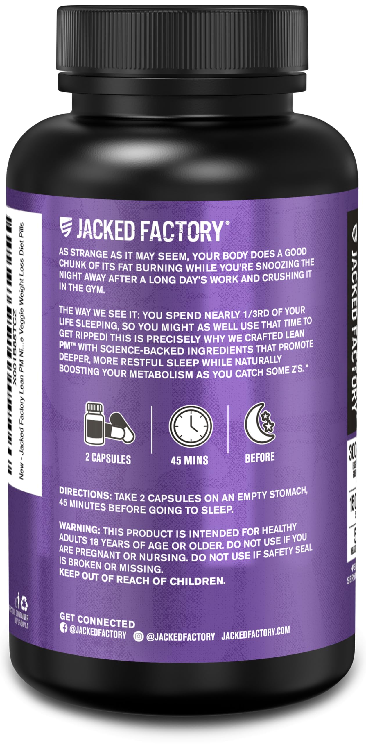 Jacked Factory Lean PM packaging in a clean lab-like setting signaling quality manufacturing.