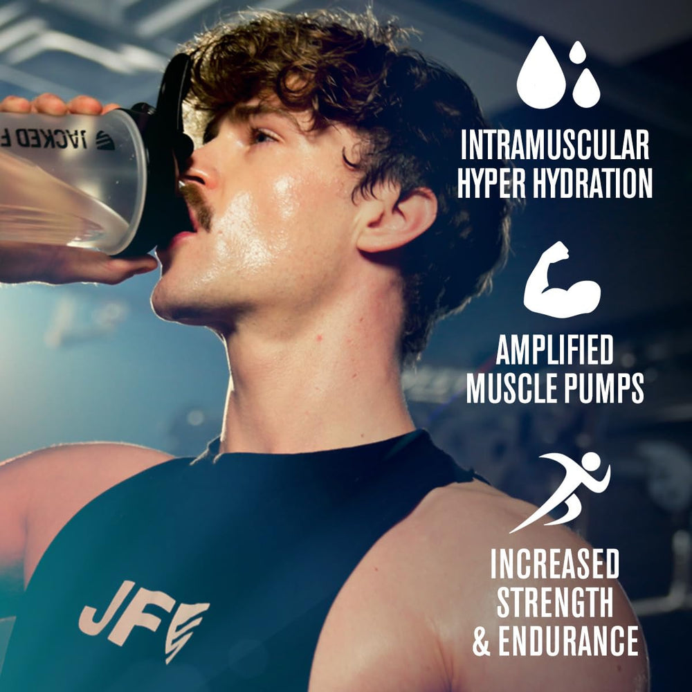 Jacked Factory Liquid Glycerol BetaPower icon conveys strength and power potential.