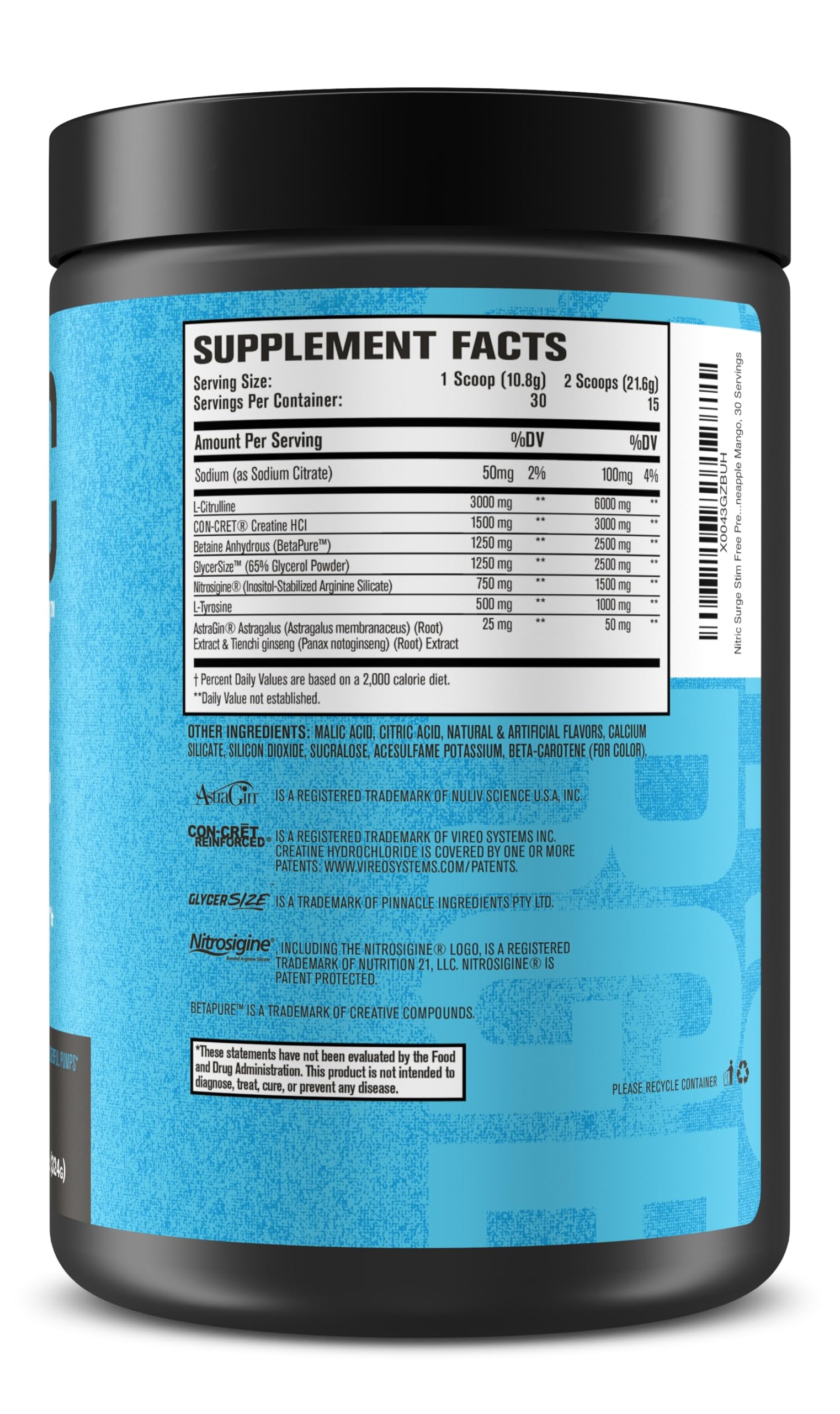 Jacked Factory Nitric Surge Astragin absorption graphic indicates optimized ingredient uptake.