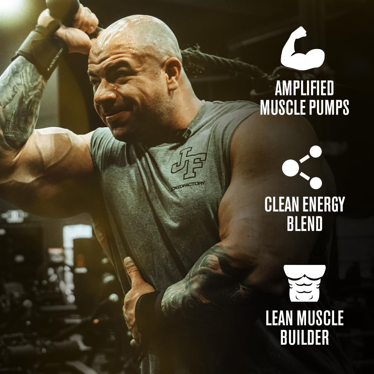 Close-up of Nitrosurge Build label highlighting Creatine HCl and ElevATP.