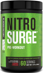 Jacked Factory Nitrosurge cherry limeade bottle ready for workouts