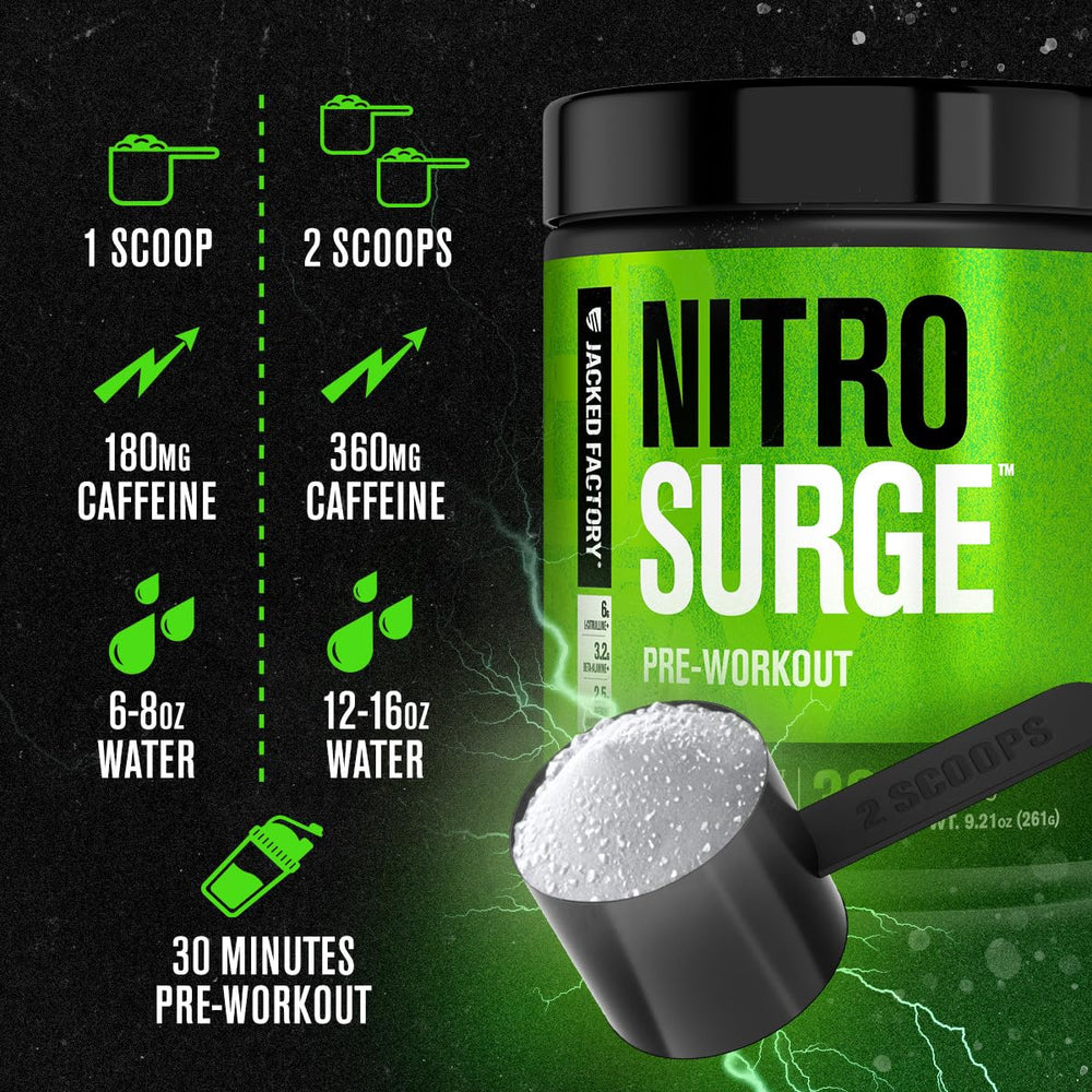 Shaker with Nitrosurge prepared for gym session and easy mixing.